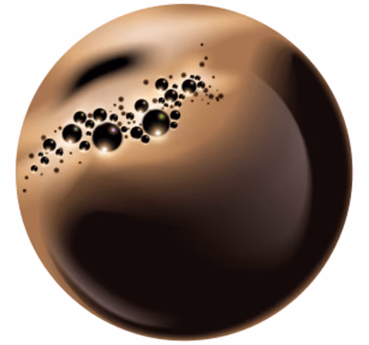 Dessous de verre photo de café - TenStickers
