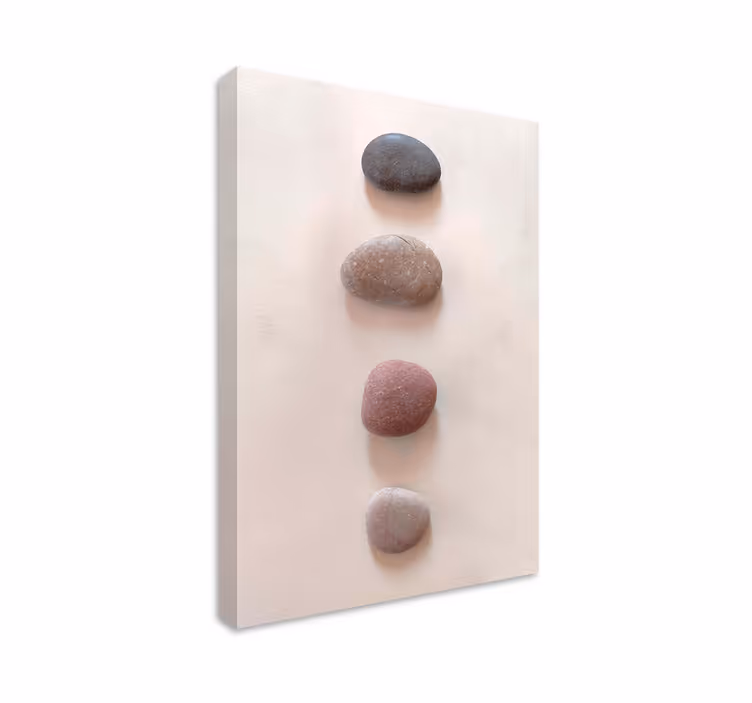 Tableau zen pierres de plage - TenStickers