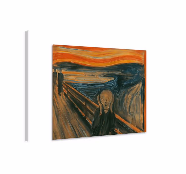 Tableau art le cri de grignotage - TenStickers