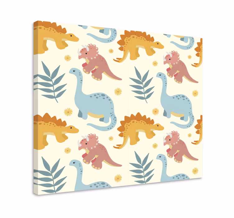 Tableau dinosaures style minimaliste - TenStickers