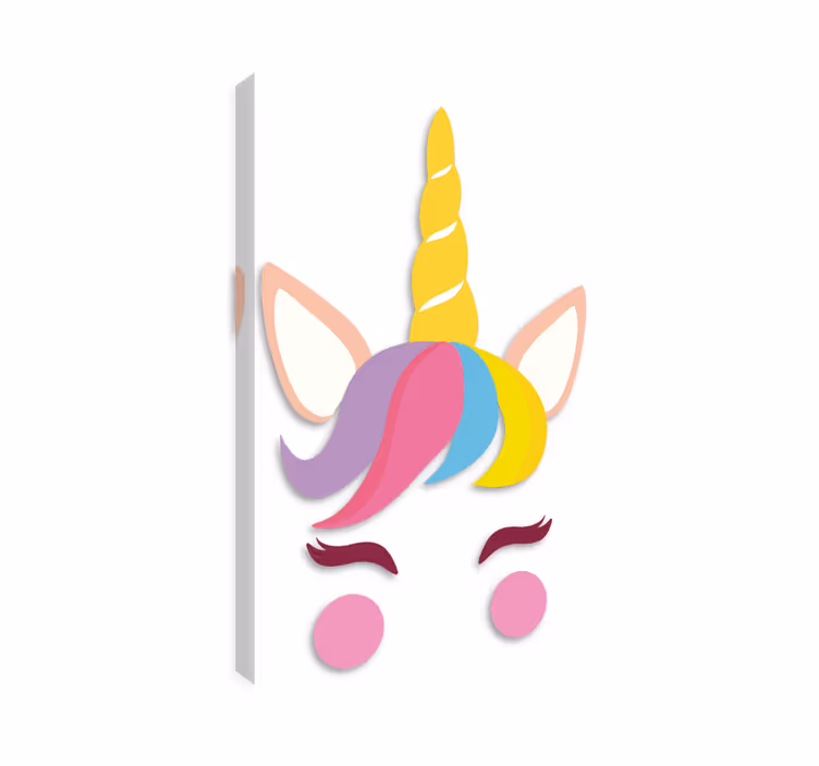 Tableau licorne set licorne (iphone) - TenStickers