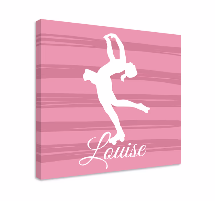 Tableau personnalisé Patineur artistique personnalisé - TenStickers