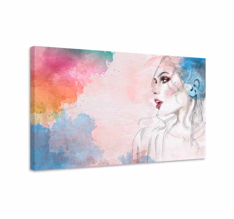 Tableau moderne Figure de femme - TenStickers