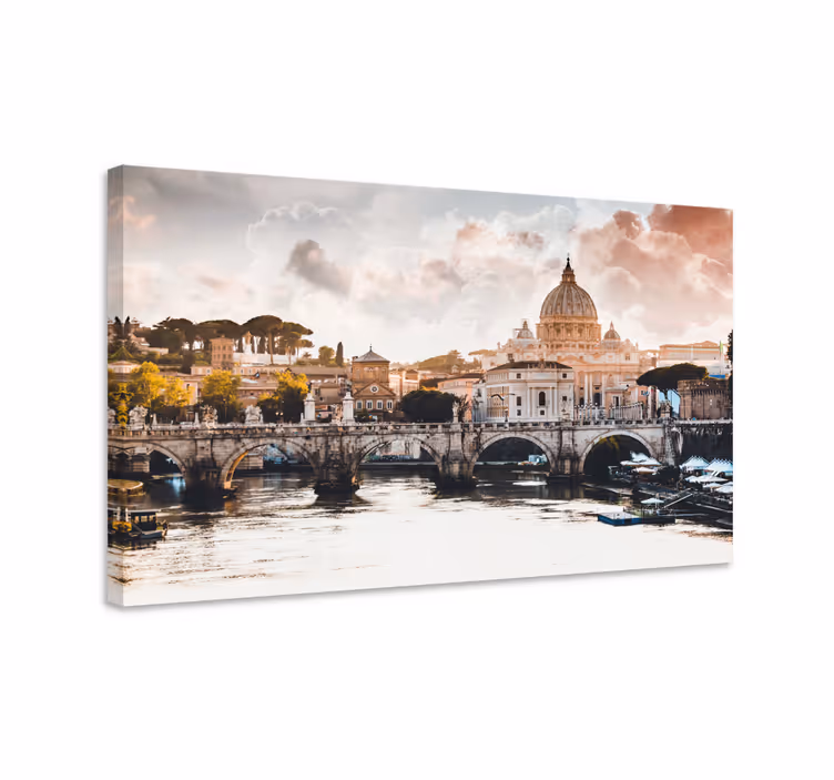 Tableau La cité du vatican au coeur de rome - TenStickers