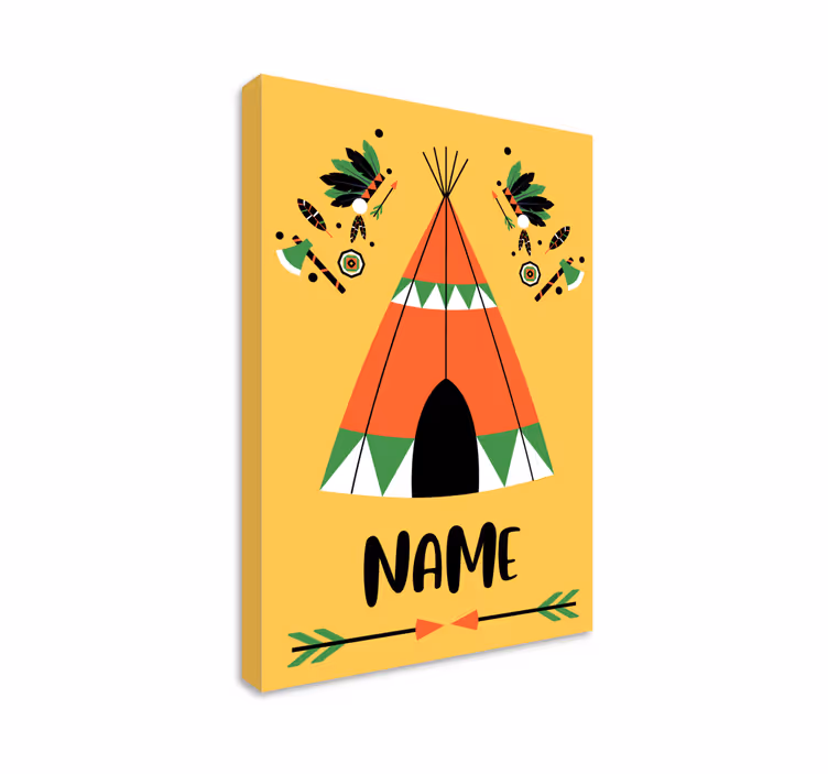 Tableau personnalisé Tipi personnalisé - TenStickers