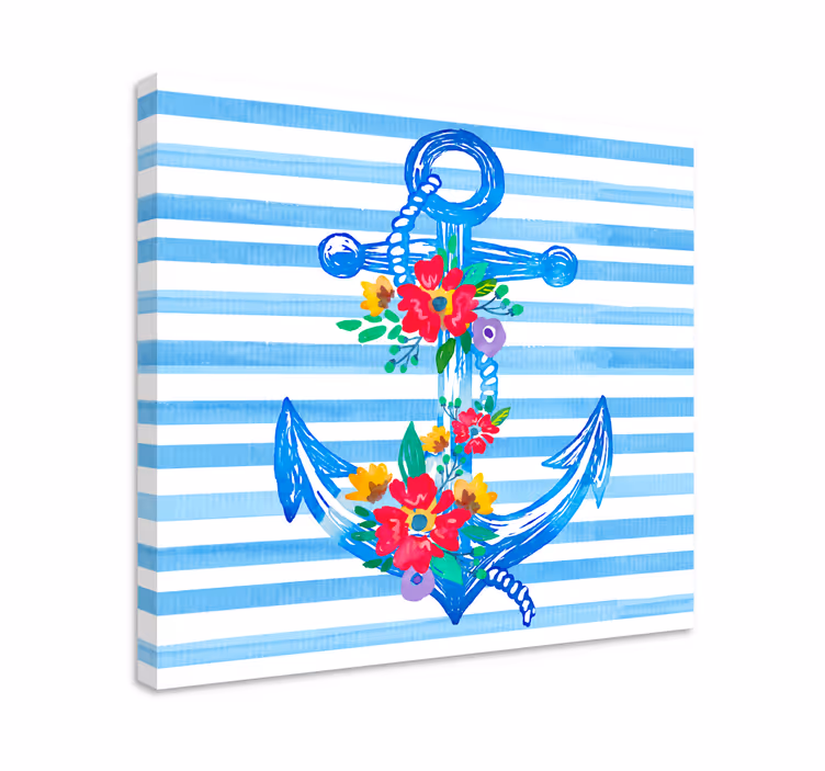 Tableau mer Ancre - TenStickers
