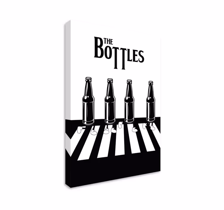 Tableau musique Les bouteilles - TenStickers