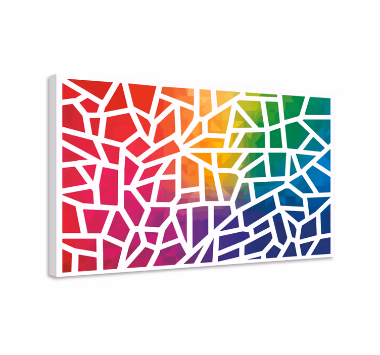 Tableau mosaique de couleurs - TenStickers