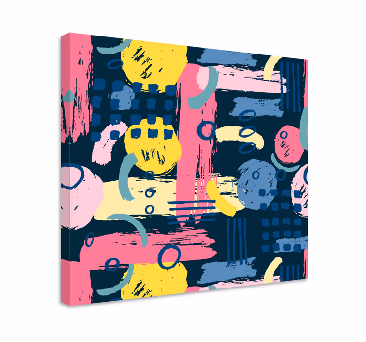 Tableau Abstrait coloré - TenStickers