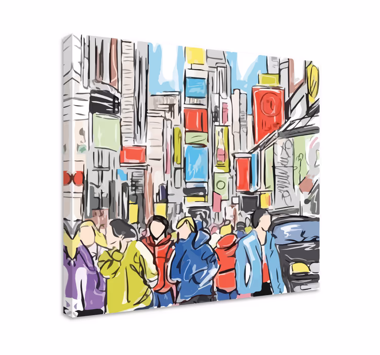 Tableau Personas moderno de nueva york - TenStickers