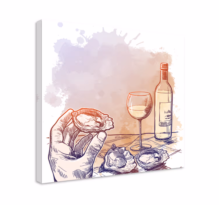 Tableau villes et pays moments de délices marins - TenStickers