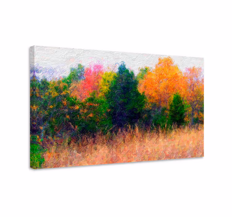 Tableau arbre de vie Arboles camino de otoño - TenStickers