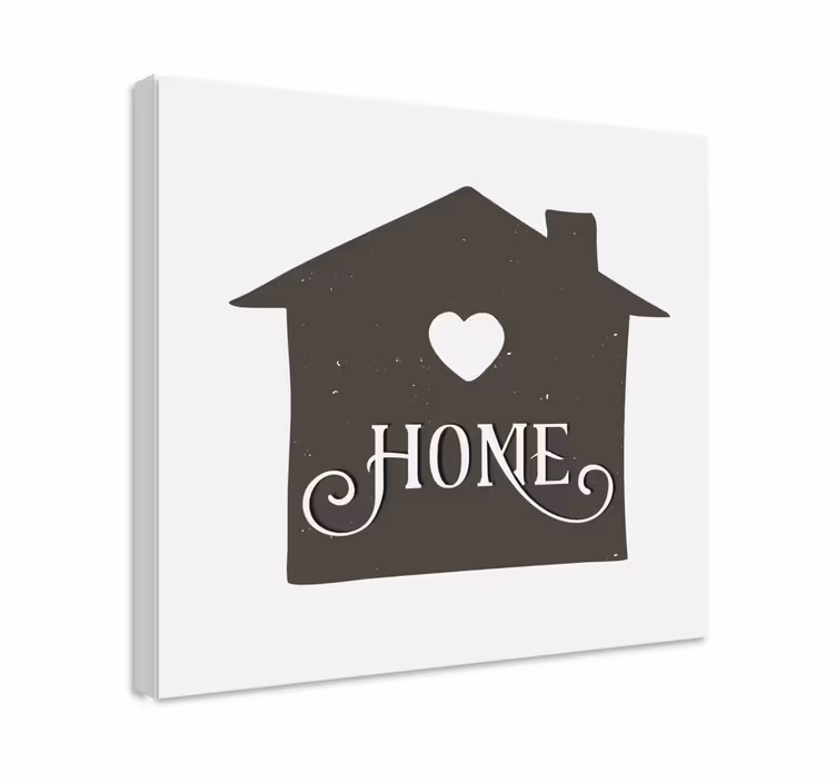 Tableau citation expression sincère pour la maison - TenStickers