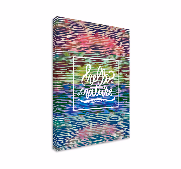 Tableau citation bonjour nature - TenStickers