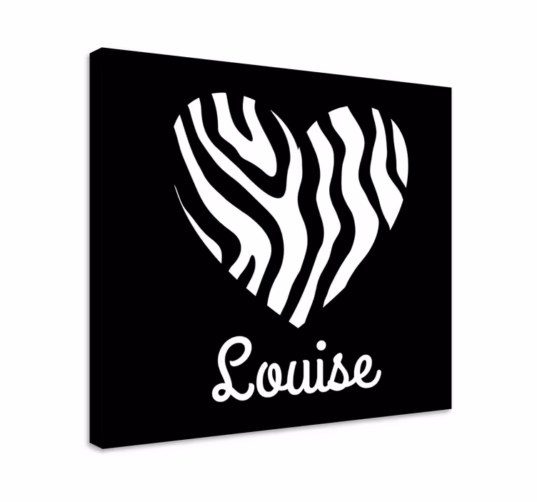Tableau Coeur personnalisé - TenStickers