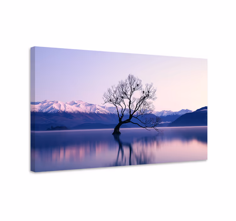 Tableau paysage Silence dans la montagne - TenStickers