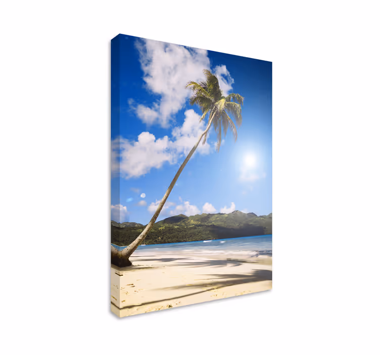 Tableau paysage Palmiers de plage - TenStickers
