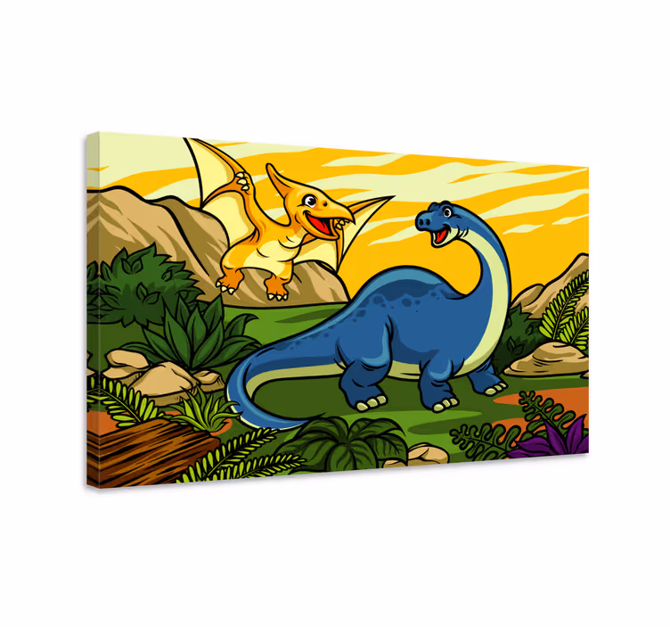 Tableau Dinosaures pour enfants jurassique   - TenStickers