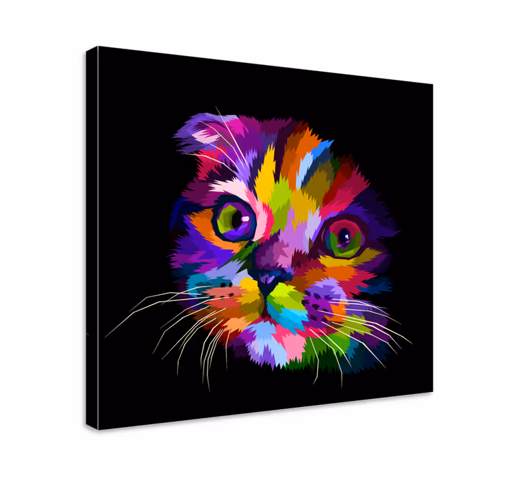 Tableau chat style pop art - TenStickers