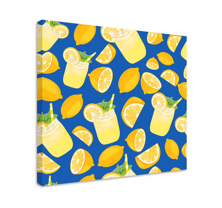 Tableau design Jus de citron - TenStickers