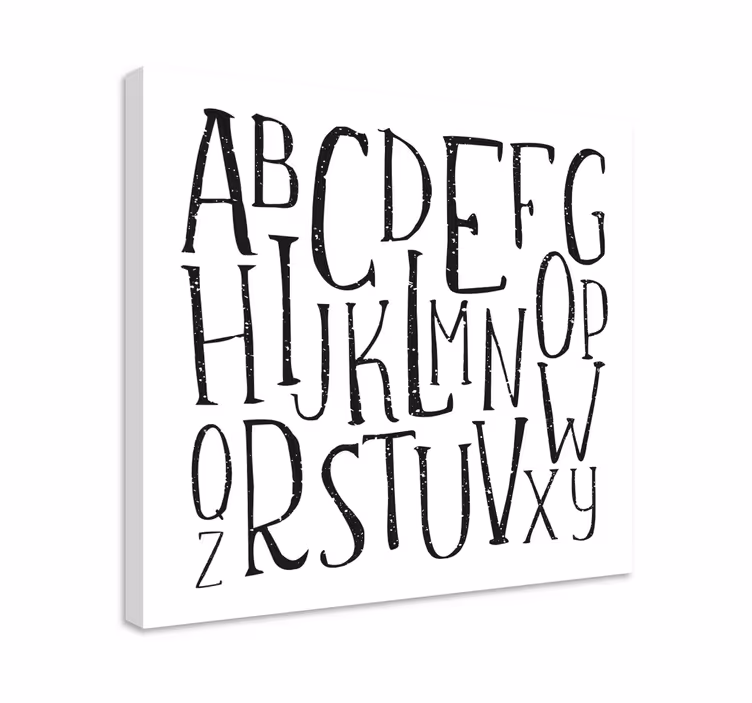 Tableau Lettres de l'alphabet - TenStickers