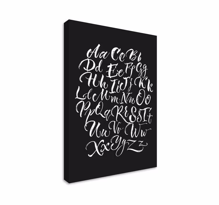 Tableau Alphabet de style ancien - TenStickers