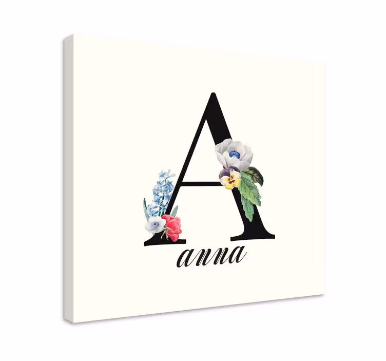 Tableau Lettre personnalisée - TenStickers