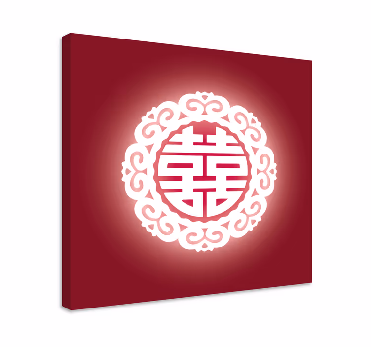 Tableau Lettre chinoise - TenStickers