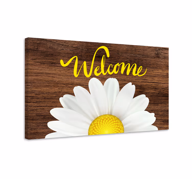 Tableau entrée Accueil floral - TenStickers