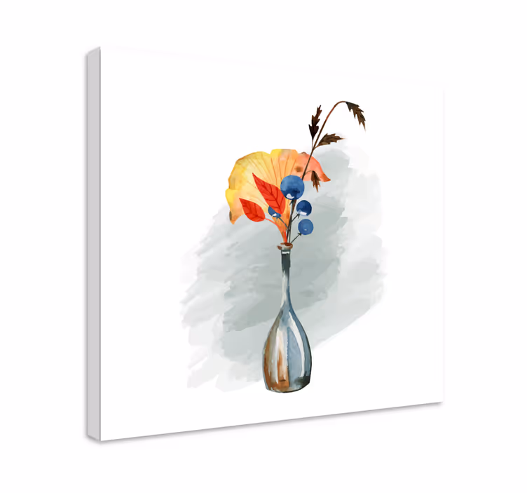 Tableau bureau design Fleurs - TenStickers