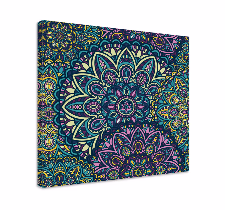 Tableau mandala illustration mandala complexe - TenStickers