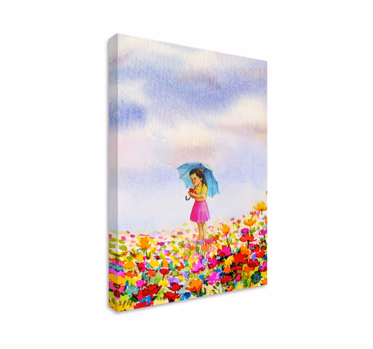 Tableau moderne Sous un même parapluie - TenStickers