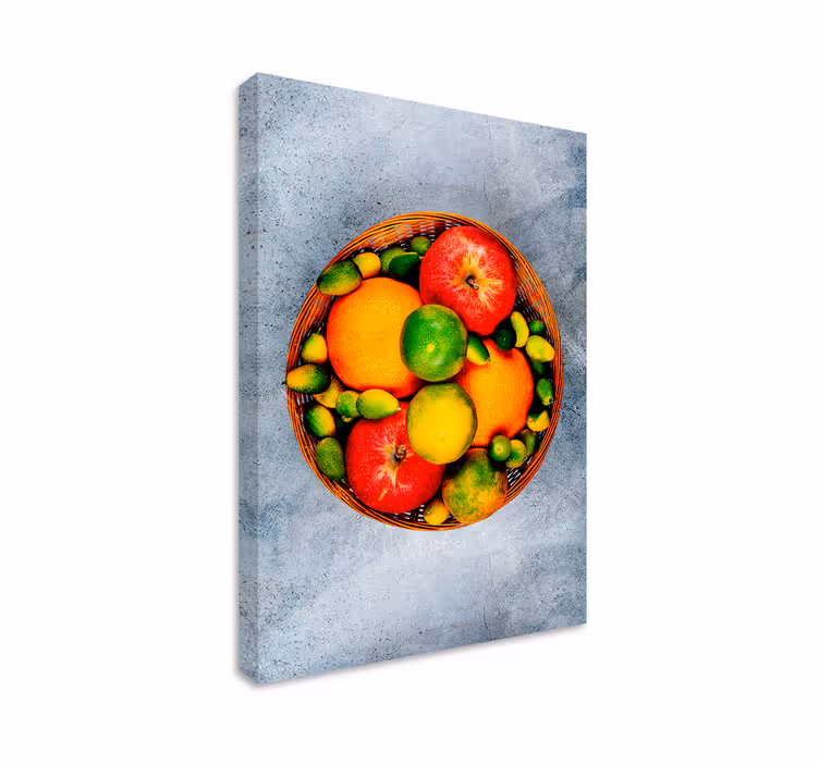 Tableau Bol de fruits coloré - TenStickers