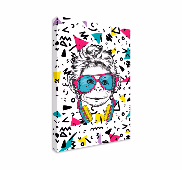 Tableau Singe génial - TenStickers