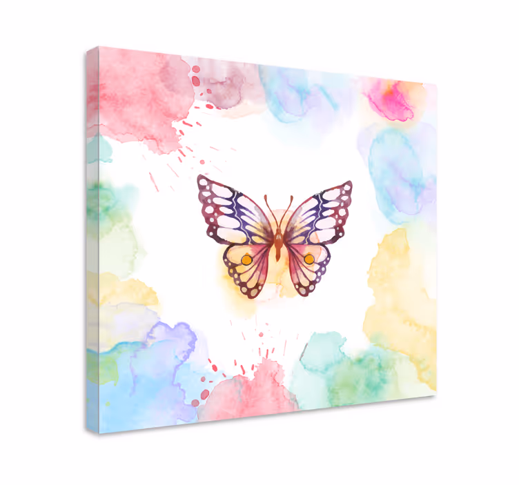 Tableau papillon Artistique multicolore - TenStickers