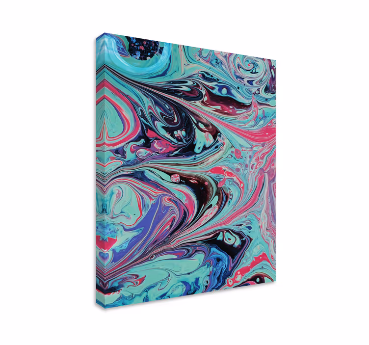 Tableau moderne éclaboussure de tableau violette - TenStickers
