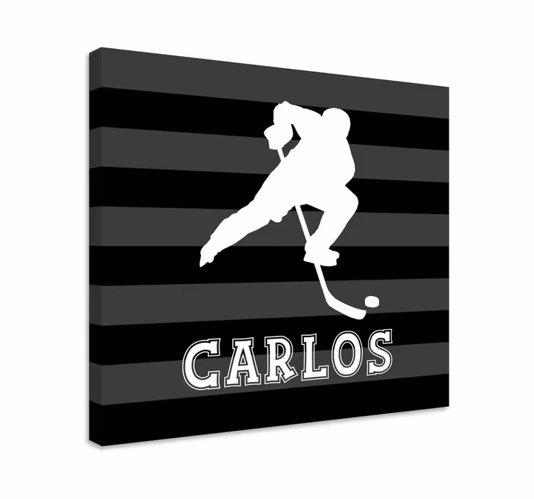 Tableau personnalisé Hockey sur glace personnalisé - TenStickers