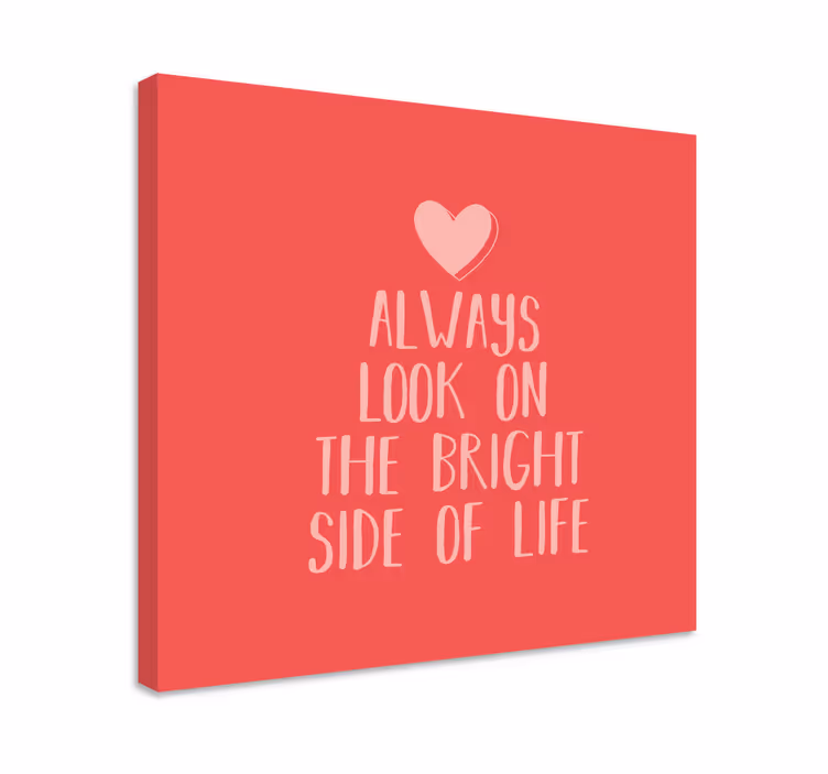 Tableau citation message d'optimisme - TenStickers