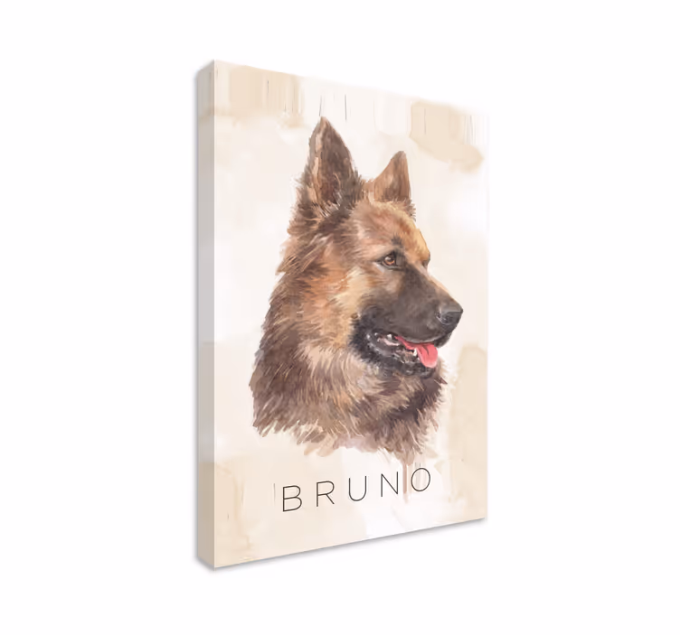 Tableau chien Berger allemand - TenStickers