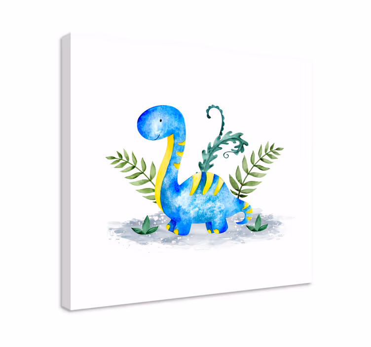 Tableau dinosaure Dinosaure à long cou - TenStickers