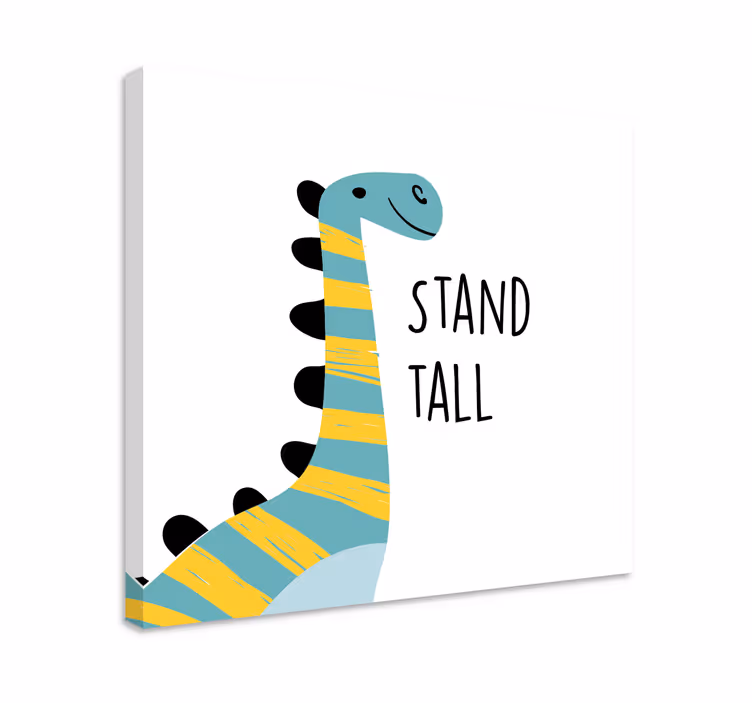 Tableau dinosaures dinosaure joyeux - TenStickers