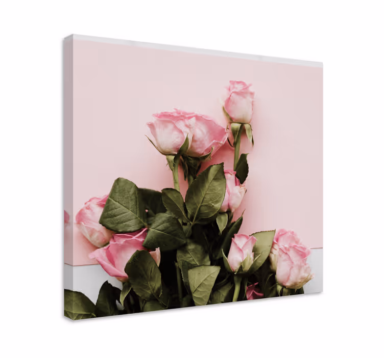 Tableau fleurs Design élégant de roses - TenStickers