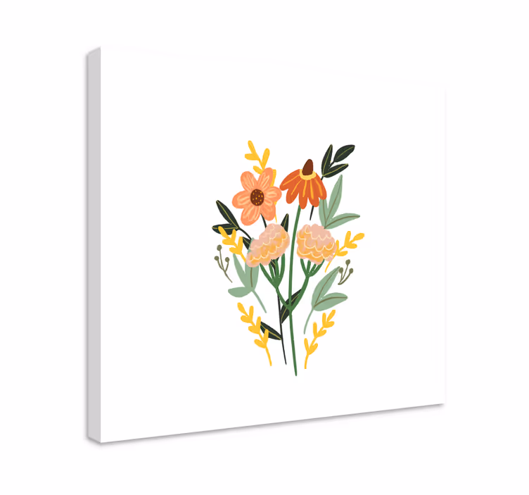 Tableau fleurs et plantes bouquet floral enchanteur - TenStickers