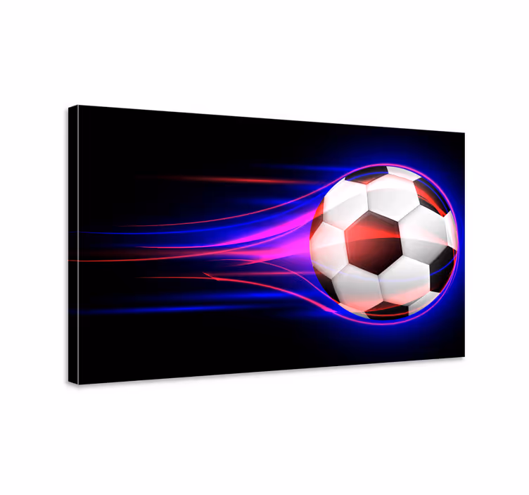 Tableau maison Boule de feu multicolore - TenStickers