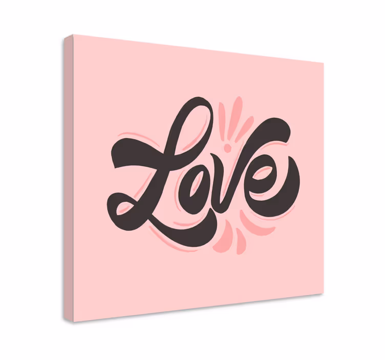 Tableau citation expression d'amour - TenStickers