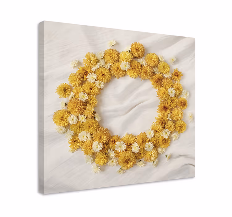 Tableau fleurs Fleurs sauvages jaunes - TenStickers