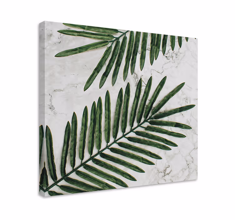 Tableau salon Grandes feuilles de palmier - TenStickers