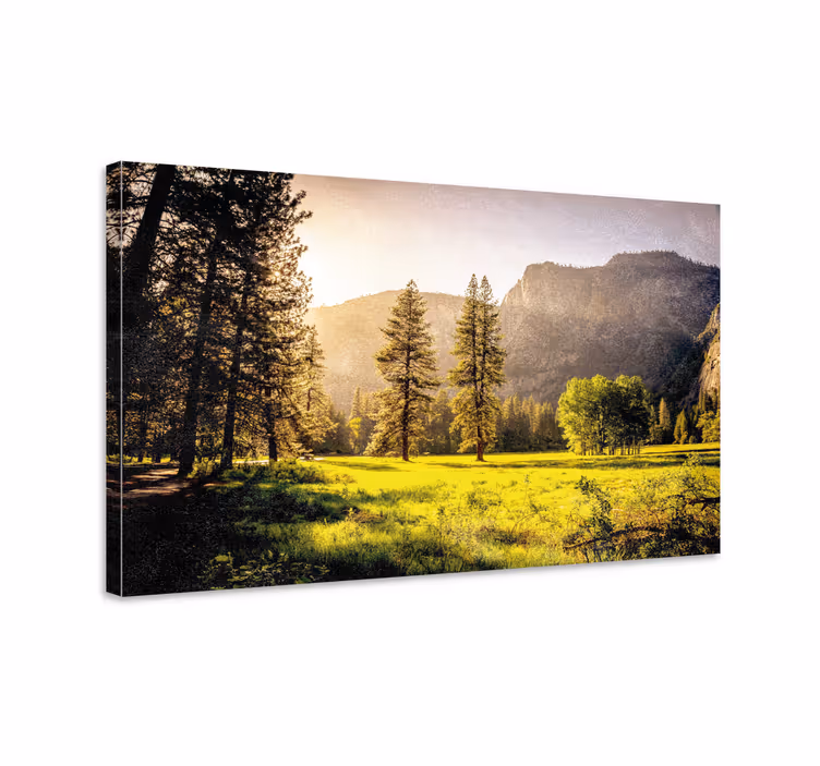 Tableau paysages paysages de montagnes majestueuses - TenStickers