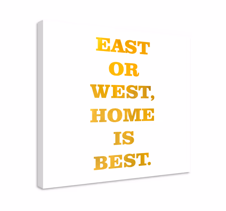 Tableau citation est ou ouest - TenStickers