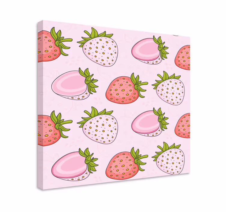 Tableau fruits délice de fraise - TenStickers